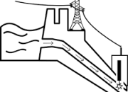 Ilustrasi Hydro Power Plant